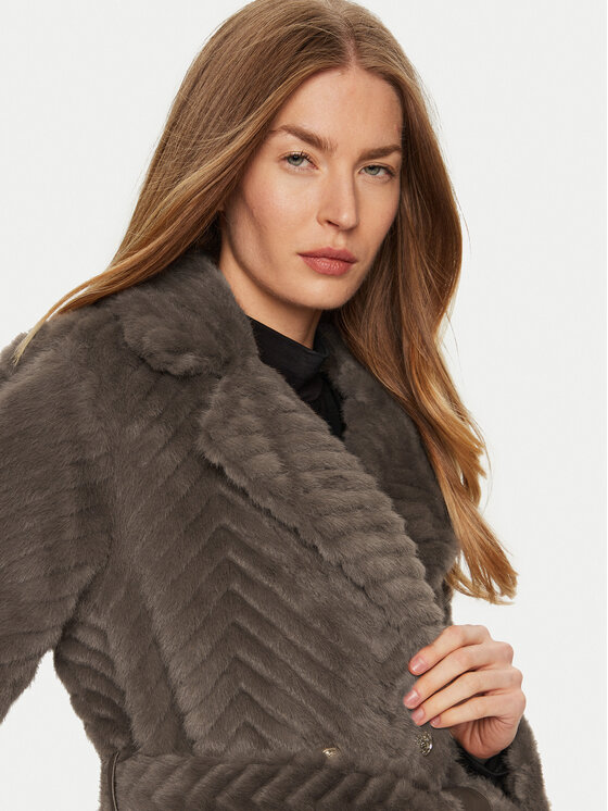 Marciano Guess Marciano Guess Krzno Claire 4BGL33 7206A Smeđa Regular Fit