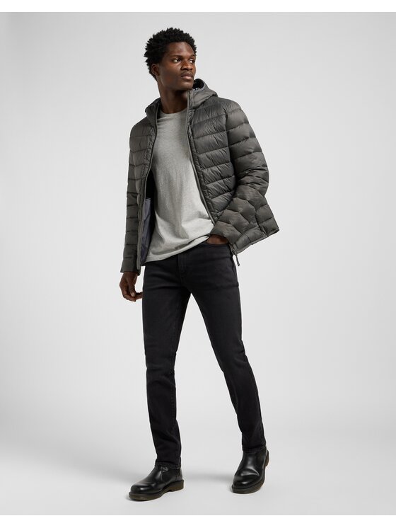 Lee Lee Kurtka przejściowa PUFFER JACKET Szary Regular Fit