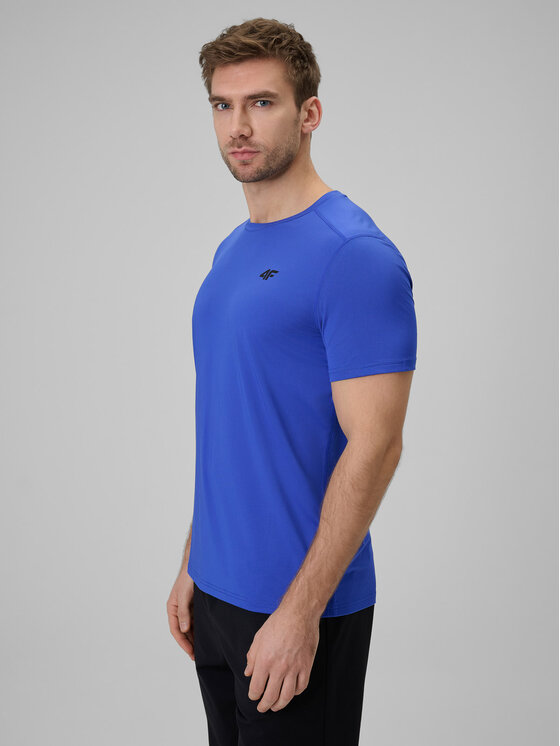 4F 4F Koszulka techniczna MULTI ACTIVE Niebieski Regular Fit
