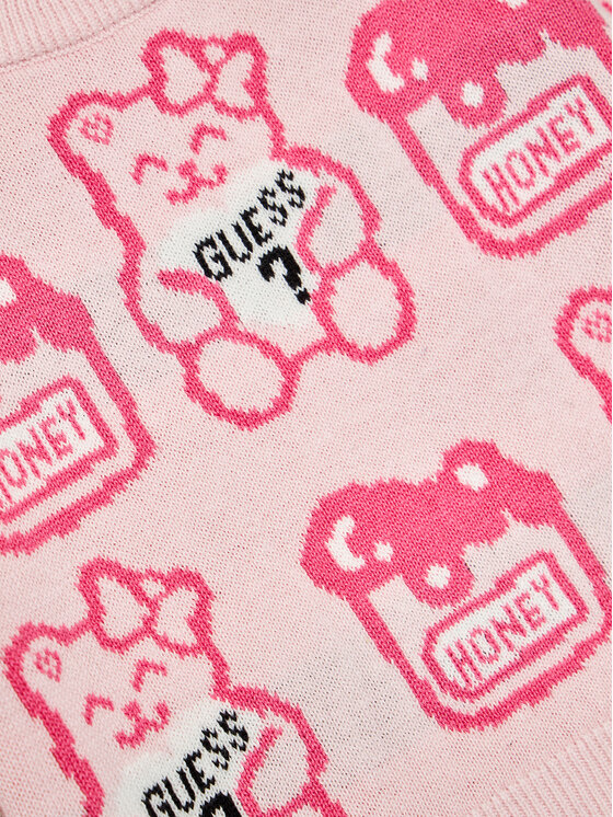 Guess Guess Пуловер H1YT01 Z2S40 Розов Regular Fit