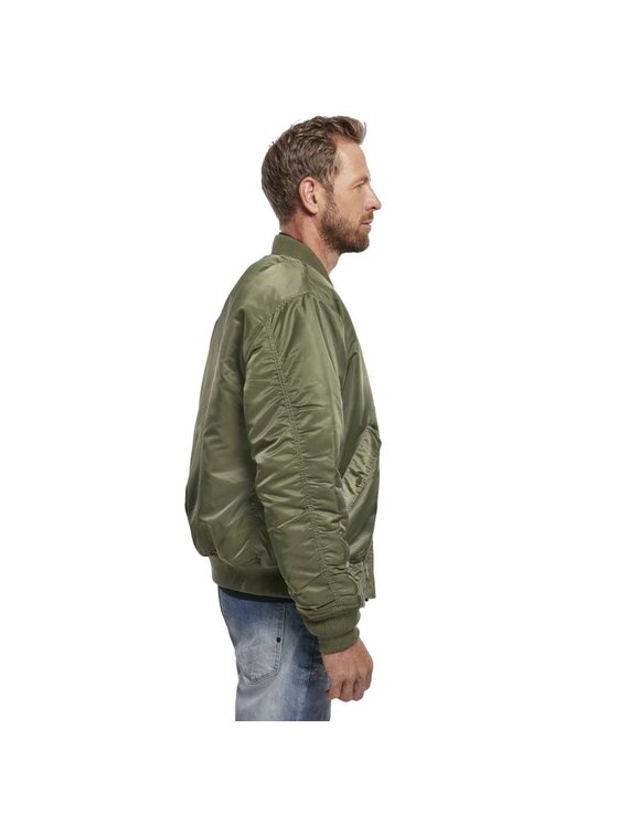 Brandit Brandit Kurtka bomber 3149.1.4XL Zielony Regular Fit