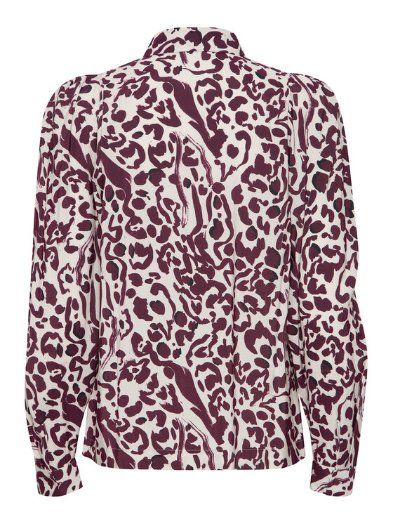 ICHI ICHI Camicia 20119756 Bordeaux Regular Fit