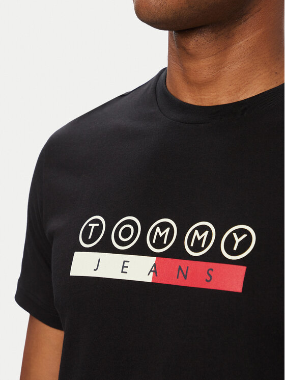 Tommy Jeans Tommy Jeans T-Shirt Dna Play DM0DM23715 Czarny Slim Fit