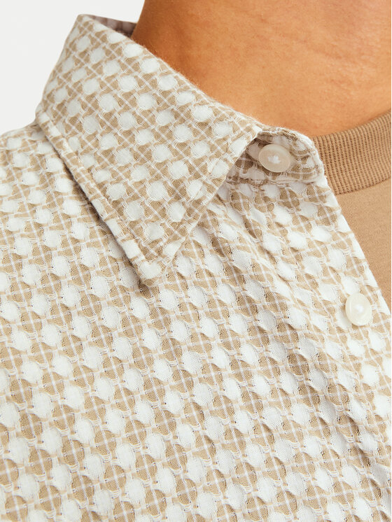 Jack & Jones Jack & Jones Koszula Joshua 12260673 Beżowy Relaxed Fit