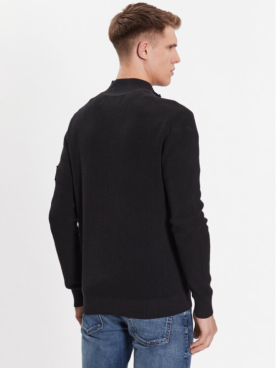 Calvin Klein Jeans Calvin Klein Jeans Kardigan J30J323814 Czarny Regular Fit