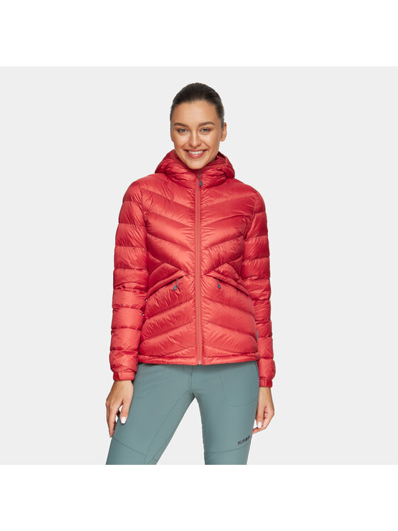 Alpinus Alpinus Kurtka puchowa Rocca Czerwony Slim Fit