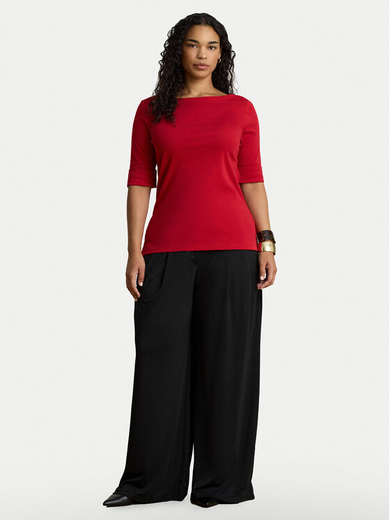 LAUREN RALPH LAUREN LAUREN RALPH LAUREN Блуза 200654963197 Червен Slim Fit