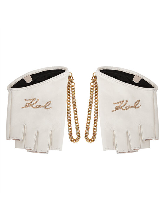 KARL LAGERFELD KARL LAGERFELD Mănuși de Damă 230W3602 Alb