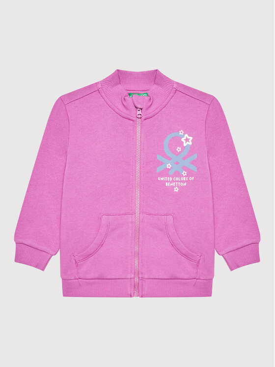 United Colors Of Benetton United Colors Of Benetton Felpa 3J70G500V Rosa Regular Fit