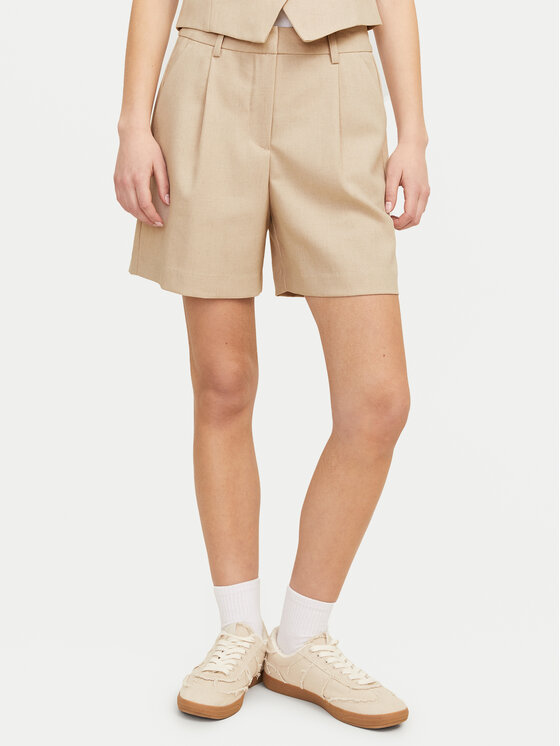 JJXX JJXX Szövet rövidnadrág Ellis 12268838 Bézs Wide Leg