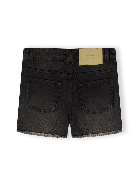 minoti minoti Szorty jeansowe 30SHORT151 Czarny Regular Fit