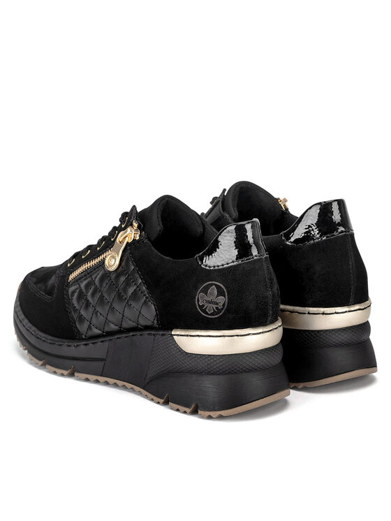 Rieker Rieker Sneakersy N6314-00 Černá