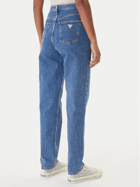 Guess Guess Дънки W2YA21 D4NH5 Син Mom Fit