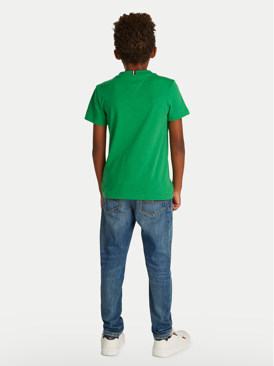 Tommy Hilfiger Tommy Hilfiger Футболка KB0KB09538 D Зелений Regular Fit