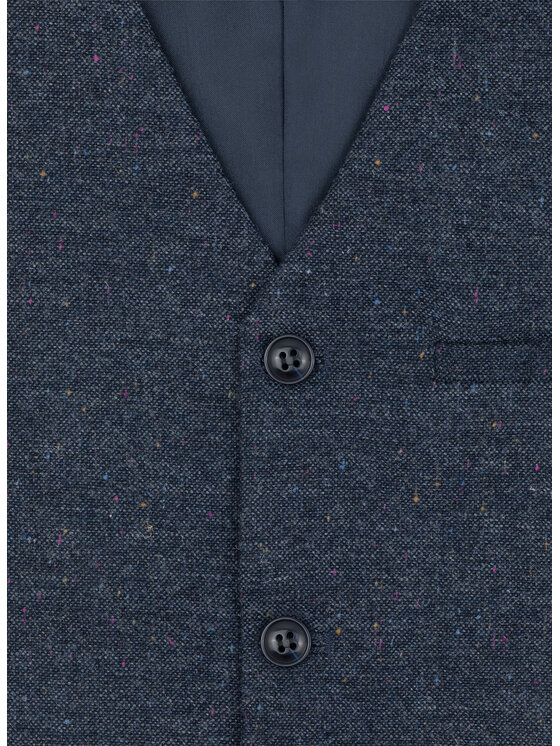 Pako Lorente Pako Lorente Kamizelka P22WP-8X-041 Granatowy Slim Fit