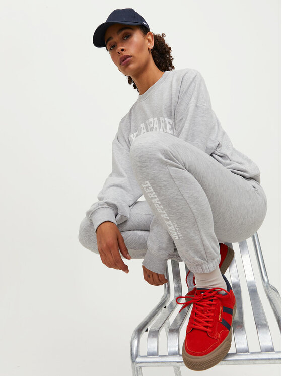 JJXX JJXX Melegítő alsó Riley 12250114 Szürke Slim Fit