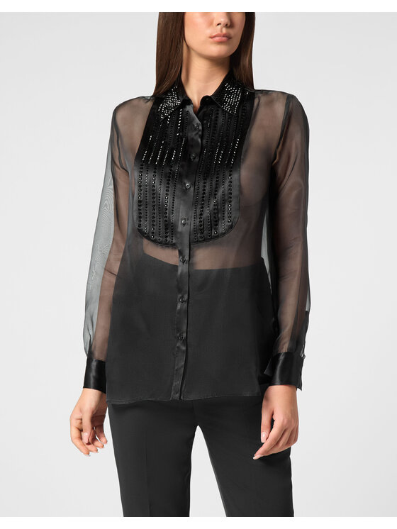 PHILIPP PLEIN PHILIPP PLEIN Camicia 20625 Nero Fitted Fit