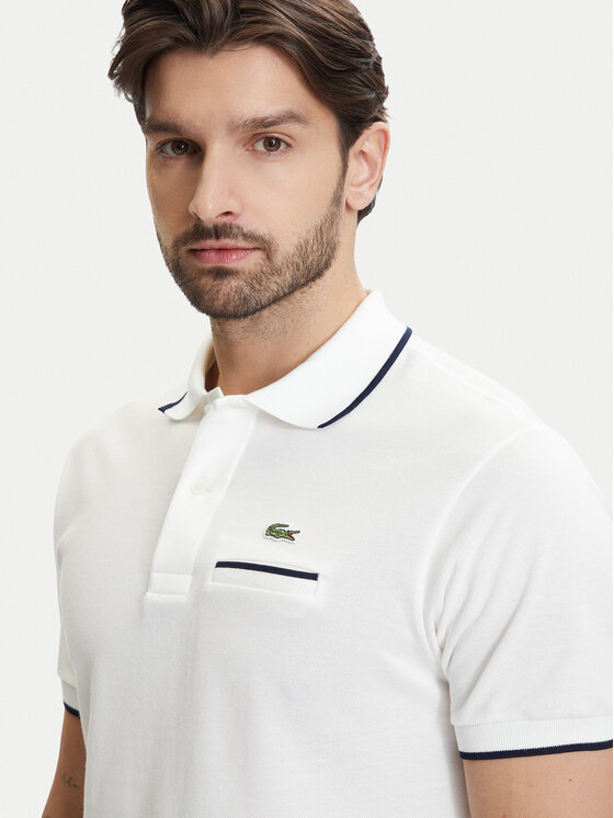 Lacoste Lacoste Tricou polo PH9838 Écru Classic Fit