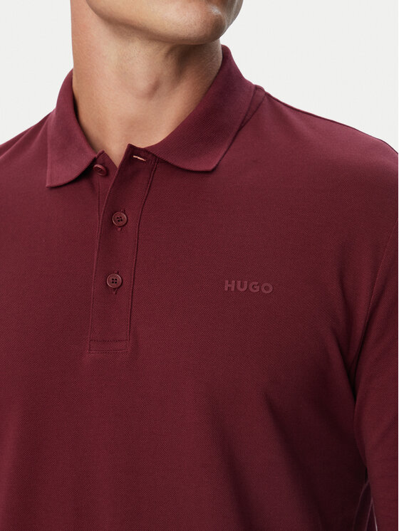 HUGO HUGO Polo Donoslong 50547358 Bordowy Regular Fit