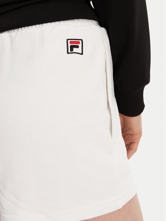 Fila Fila Sportske kratke hlače Louches FAW1032 Bijela Regular Fit