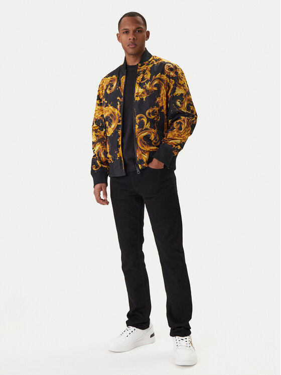 Versace Jeans Couture Versace Jeans Couture Bomber stila jaka 80GAS4D7 CQ25D Melns Regular Fit
