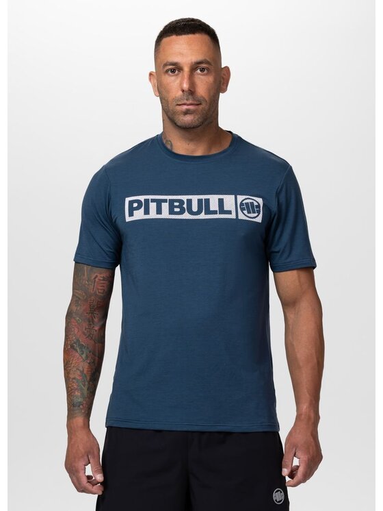 PITBULL PITBULL Koszulka techniczna Casual Sport HILLTOP Niebieski Regular Fit