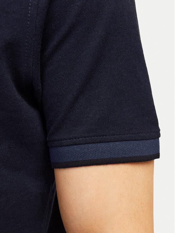 Jack & Jones Jack & Jones Polo Paulos 12136668 Granatowy Slim Fit