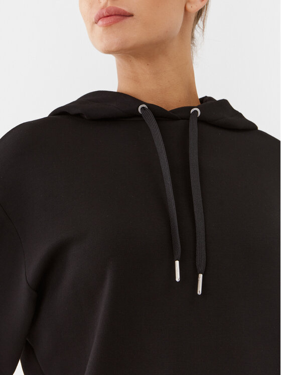 Armani Exchange Armani Exchange Džemperis ar kapuci 6RYM61 YJEGZ 1200 Melns Regular Fit