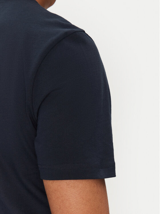 BOSS BOSS Marškinėliai 50534923 Tamsiai mėlyna Slim Fit