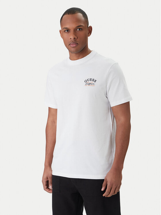 Guess Guess T-Shirt M6GI19 K3051 Biały Reglan Fit