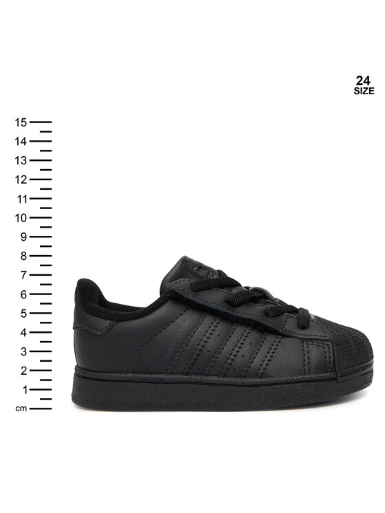 adidas adidas Sneakers Superstar II Comfort Closure Elastic Lace JR9415 Negru