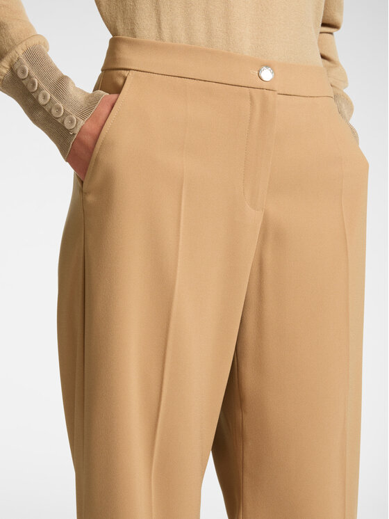 Elena Mirò Elena Mirò Pantaloni di tessuto P163P000359N052 Écru Regular Fit