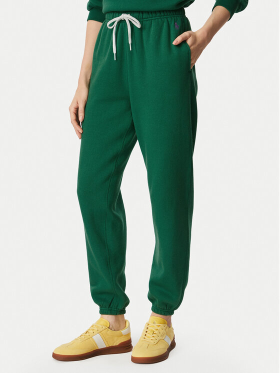 Polo Ralph Lauren Pantaloni trening 211971700508 Verde Regular Fit