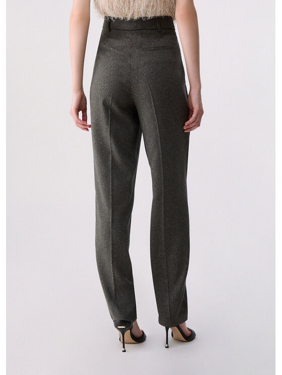 Liu Jo Liu Jo Spodnie garniturowe CF6076T800AL9596 Zielony Regular Fit