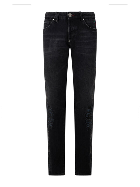 PHILIPP PLEIN PHILIPP PLEIN Jeansy 31226 Czarny Straight Leg