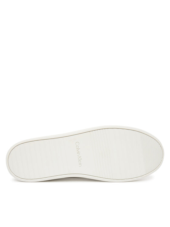 Calvin Klein Jeans Calvin Klein Jeans Sneakersy Low Profile Cupsole Tmb Lth YM0YM01331 Bílá
