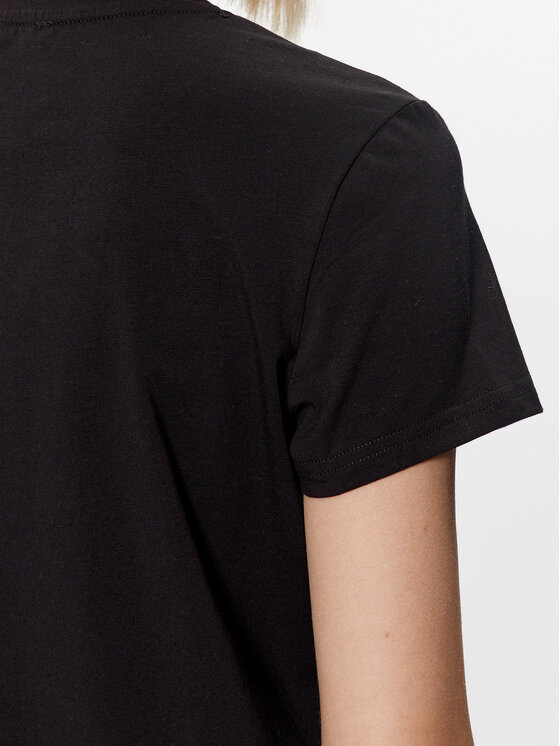 Gaudi Gaudi T-krekls 311BD64001 Melns Regular Fit