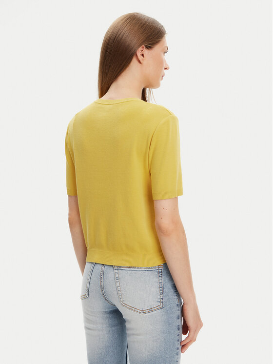 United Colors Of Benetton United Colors Of Benetton Sveter 1091D10D5 Žltá Relaxed Fit