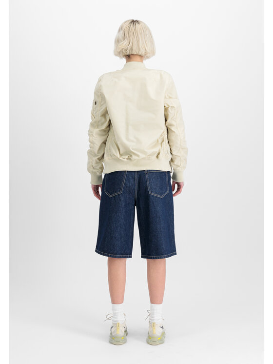 Alpha Industries Alpha Industries Kurtka bomber MA-1 TT Light Bomber Jacket Women Beżowy Slim Fit