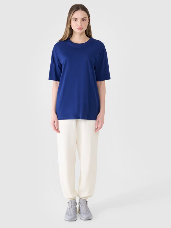 4F 4F T-Shirt 4FRSS25TTSHF2694-31S Modrá Oversize
