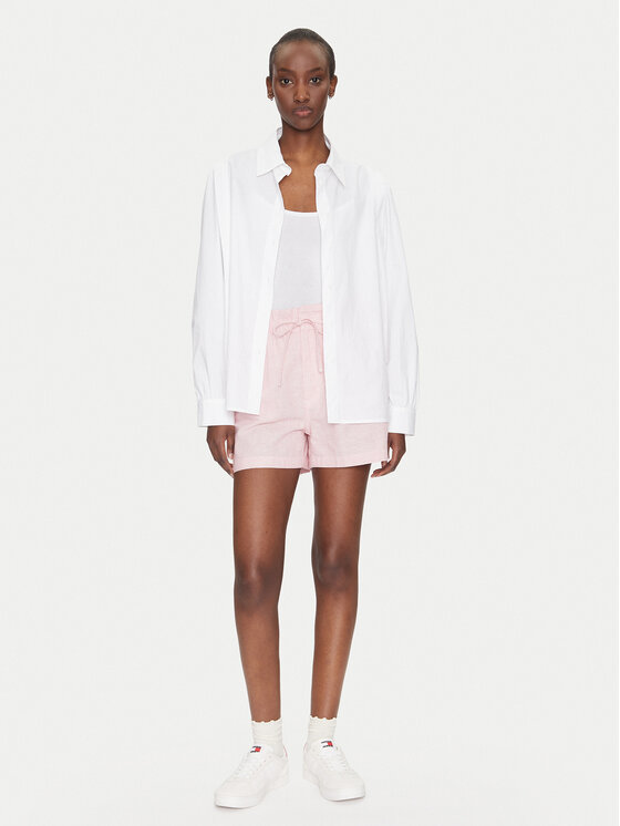 Tommy Jeans Tommy Jeans Stoffshorts DW0DW20360 Rosa Regular Fit