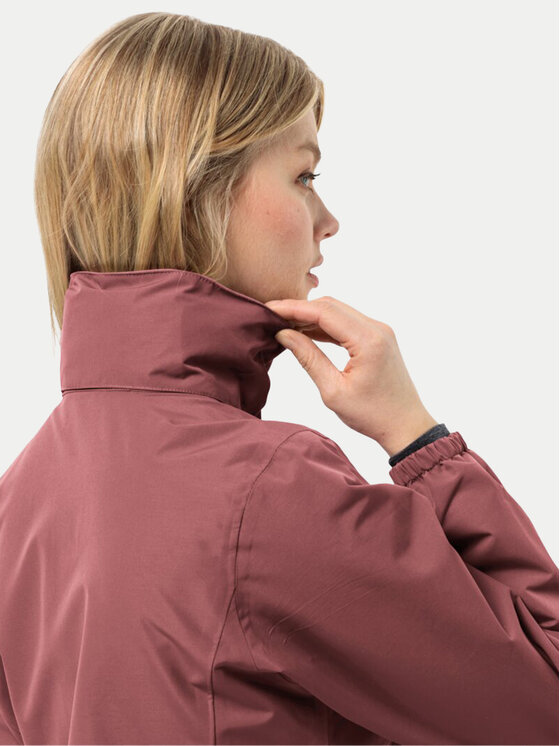 Jack Wolfskin Jack Wolfskin Яке за дъжд Stormy Point 1111202 Червен Regular Fit