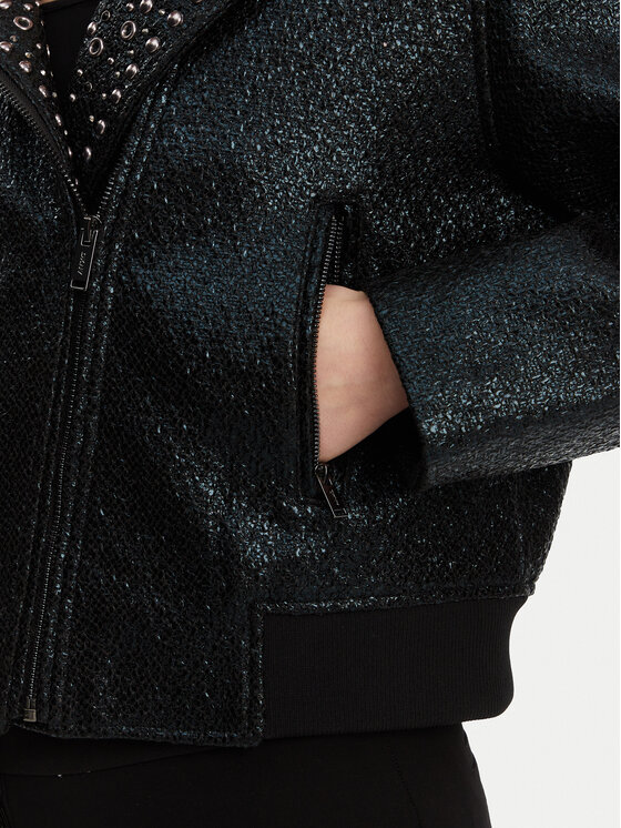 DKNY DKNY Übergangsjacke P4JJ6XIY Schwarz Regular Fit