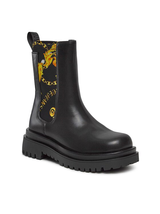 Versace Jeans Couture Versace Jeans Couture Μποτάκια με λάστιχο 75VA3S60 Μαύρο