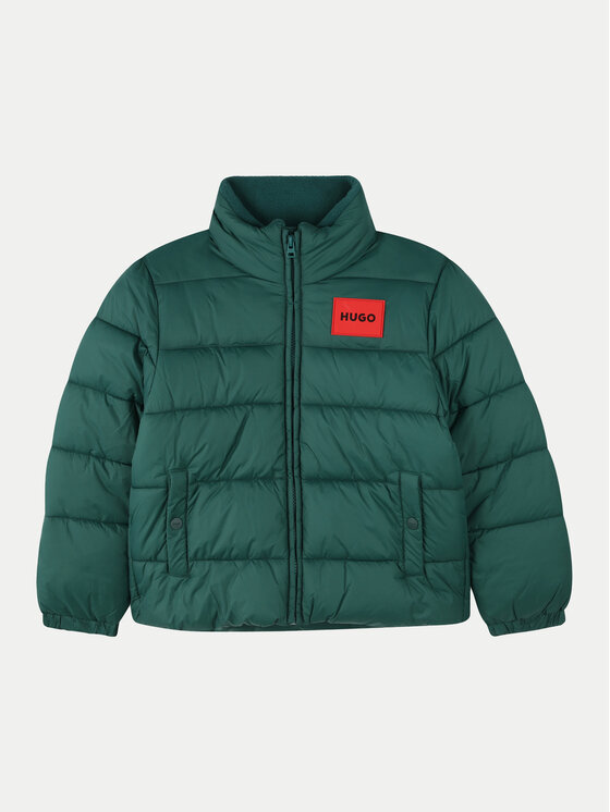HUGO HUGO Зимова куртка G00198 D Зелений Regular Fit