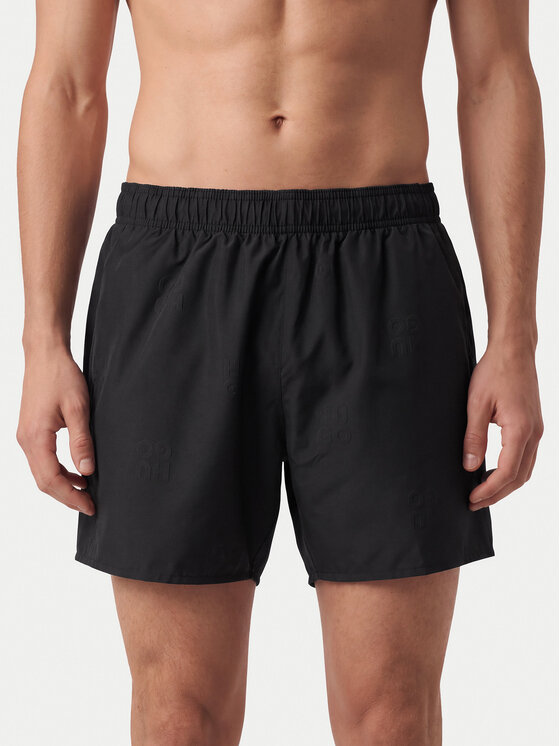HUGO HUGO Szorty kąpielowe Tonal 50561222 Czarny Regular Fit