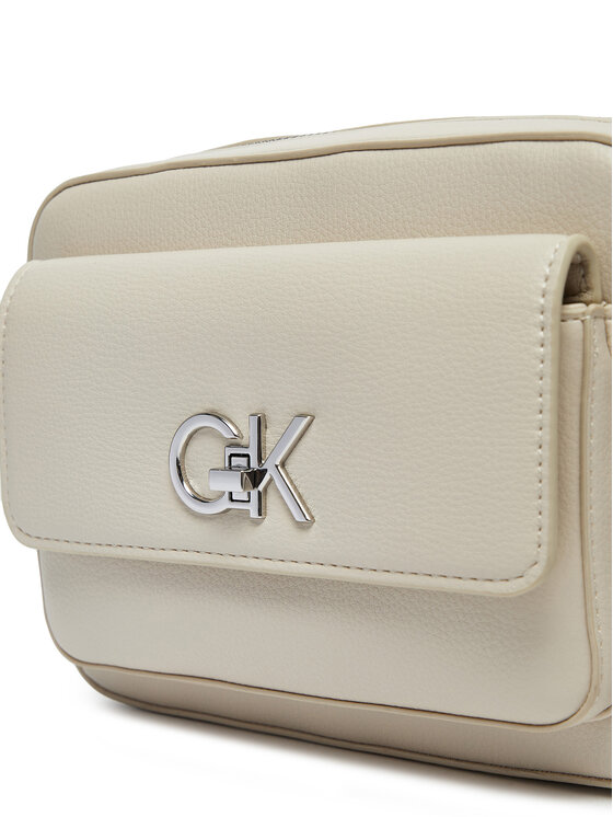 Calvin Klein Calvin Klein Torebka Re-Lock Camera K60K612538 Écru