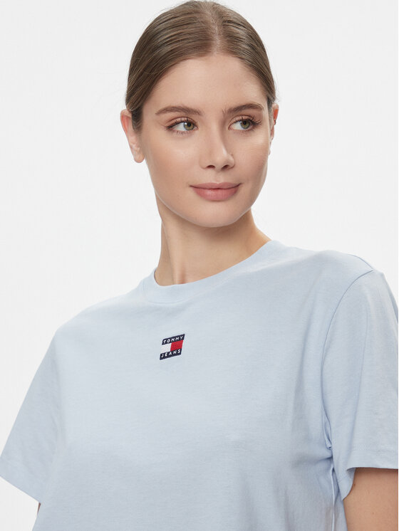 Tommy Jeans Tommy Jeans T-krekls Badge DW0DW17391 Tumši zils Boxy Fit