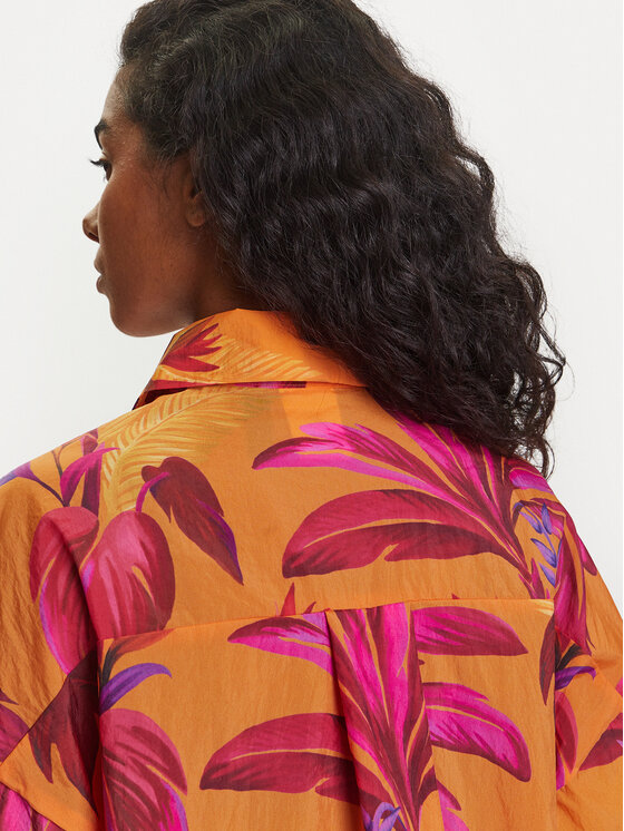adidas adidas Camicia FARM Premium JD6281 Arancione Loose Fit