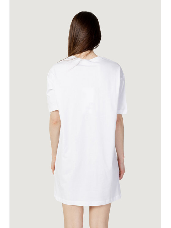 LOVE MOSCHINO LOVE MOSCHINO Vestito da giorno STAMPA LOGO CUORE Bianco To Fit